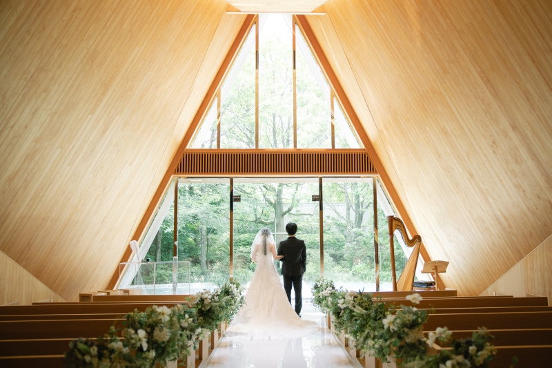 チャペルの雰囲気をいかして