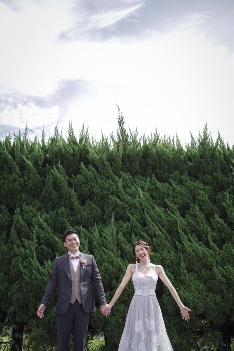 空気の澄んだ公園で深呼吸♪