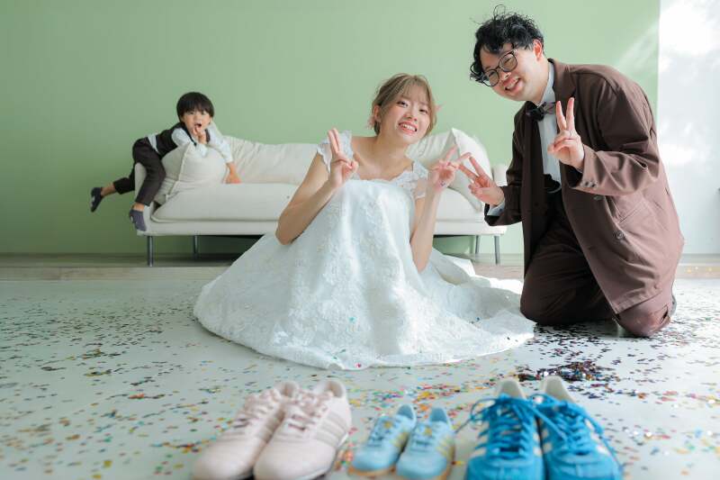 最後はピース！