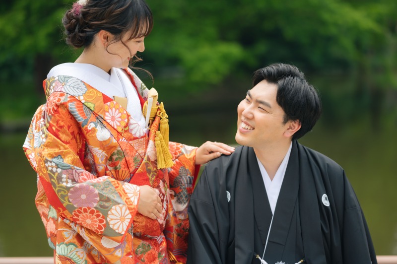 旦那さんの笑顔。