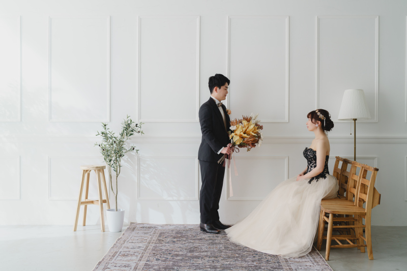 ブーケをプレゼント