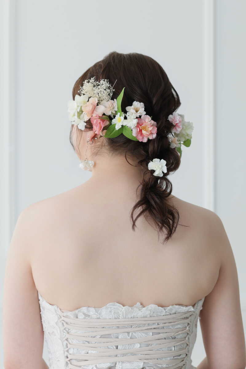 ご新婦様のヘアスタイル