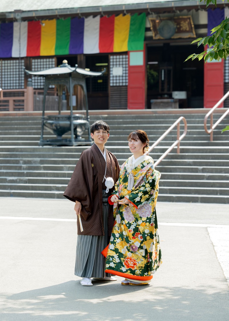 おふたり並んで