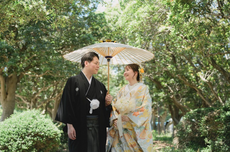 傘を使って柔らかい表現に!