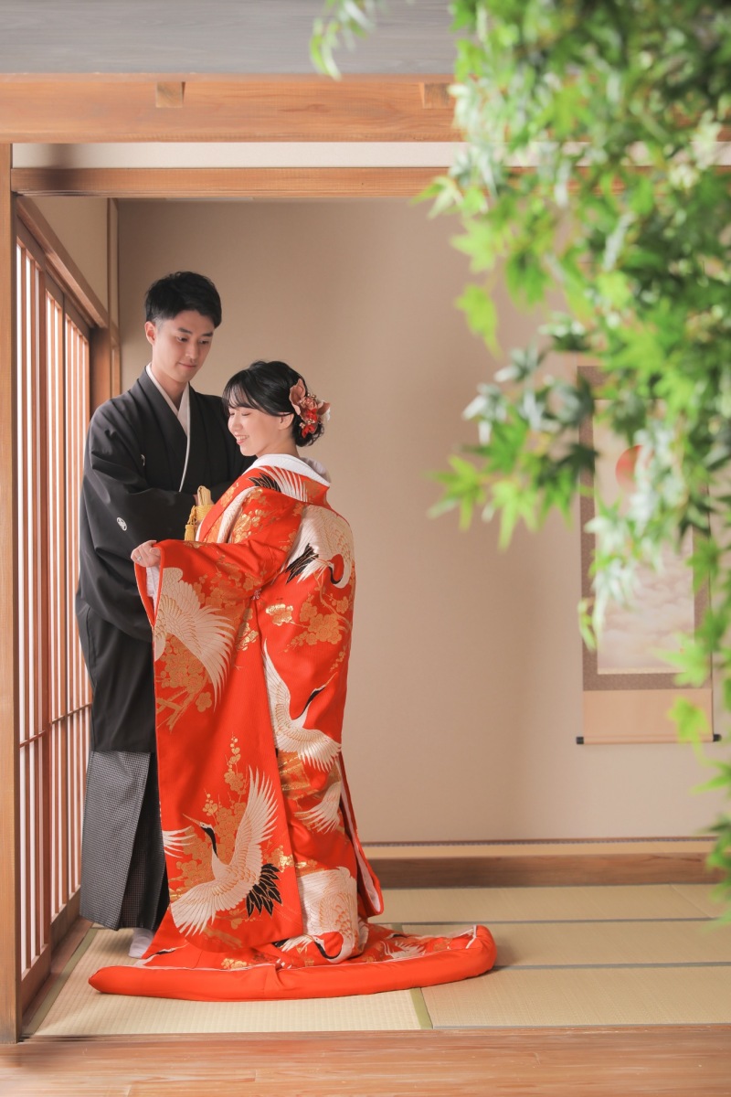 屋内庭園撮影にて