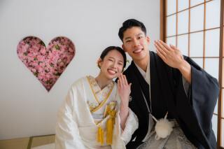 屋内庭園スタジオで！