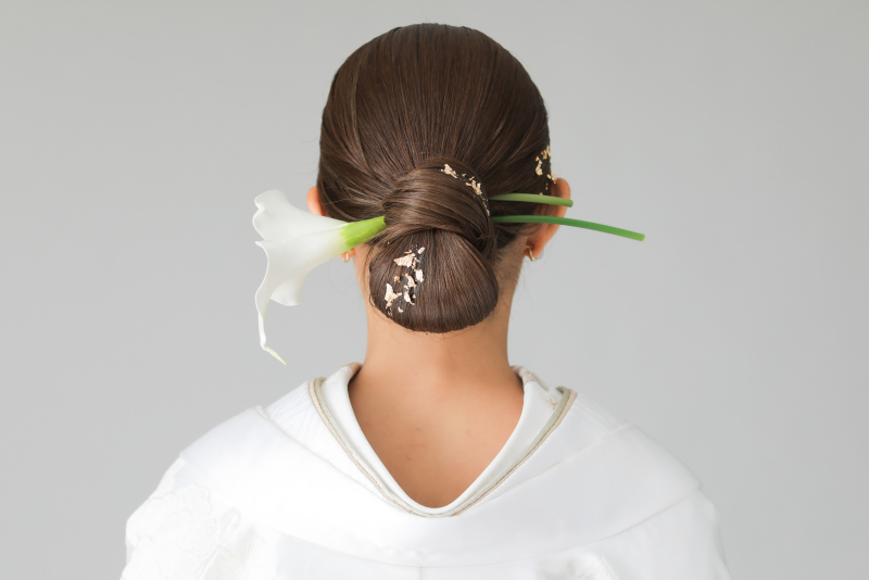 ご新婦様のヘアセット