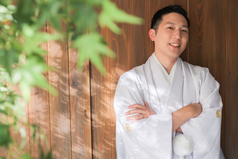 新郎様のソロカット