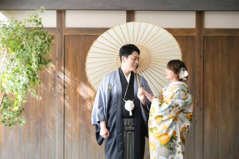 1着目は和装から