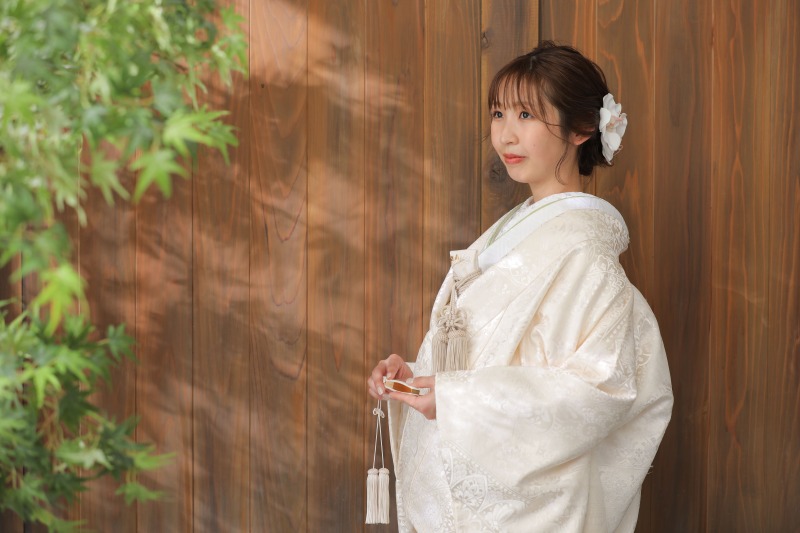 日差しを浴びながら