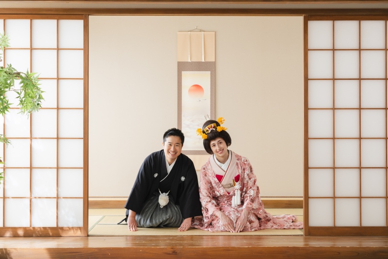 正座のお写真も