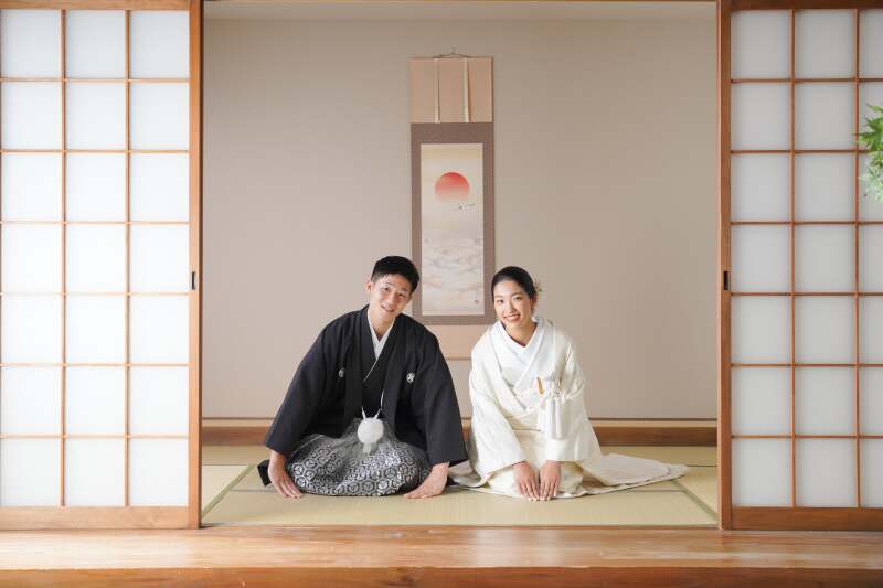 定番の正座ポーズ！