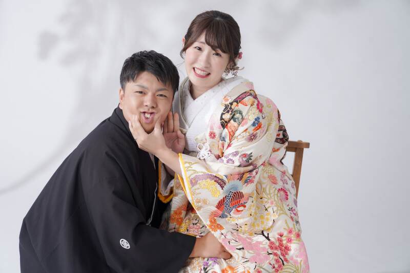 色打掛と白無垢両方残しましょう^^