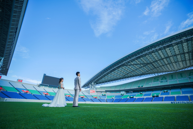 開放感あるピッチで。