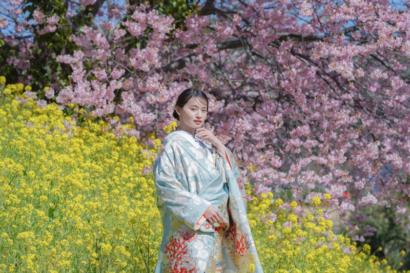 和装の撮影も