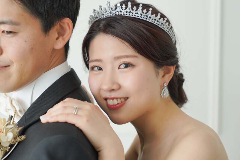 ぎゅっとくっついて。