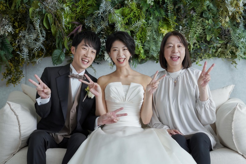 最後はラフにピース