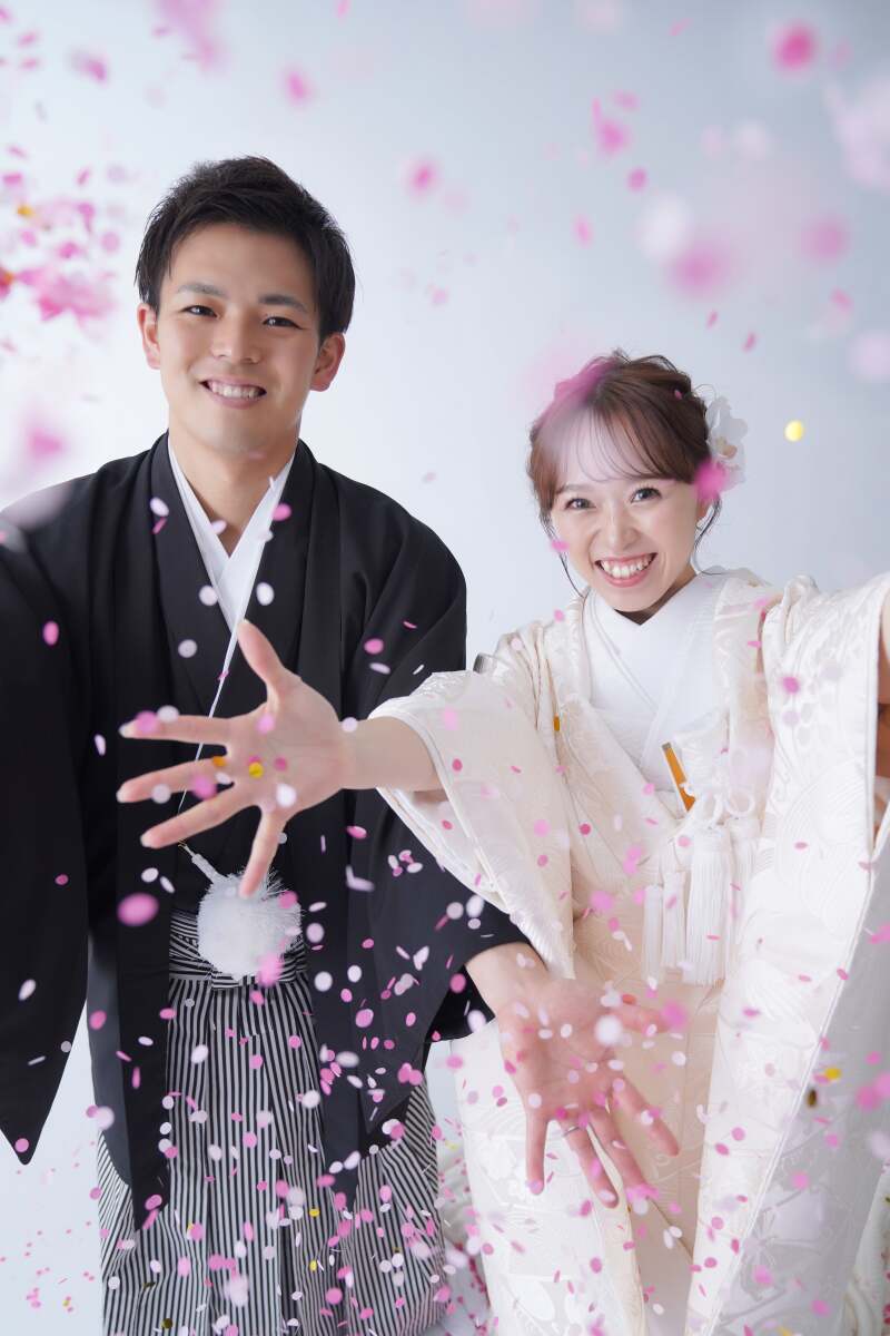 最後はコンフェッティ