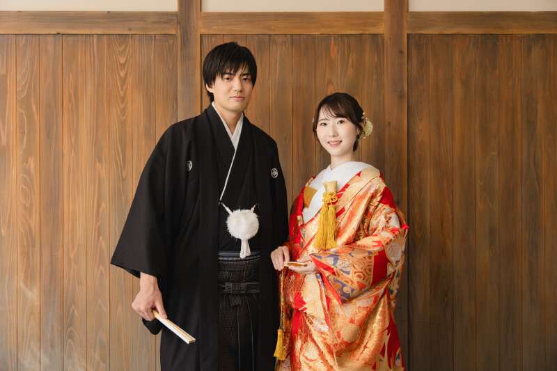 屋内庭園で撮影スタート！