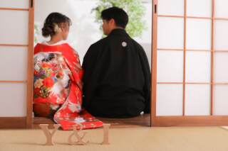 小物と屋内庭園スタジオ撮影！