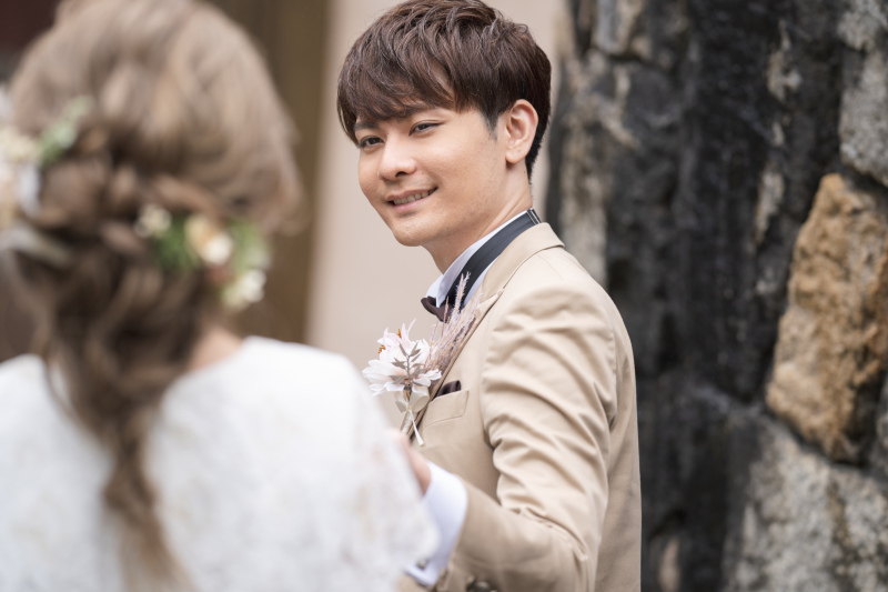 時には後ろ姿も...