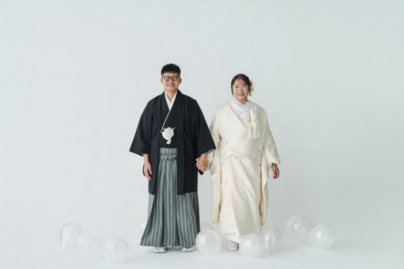 和装に着替えて