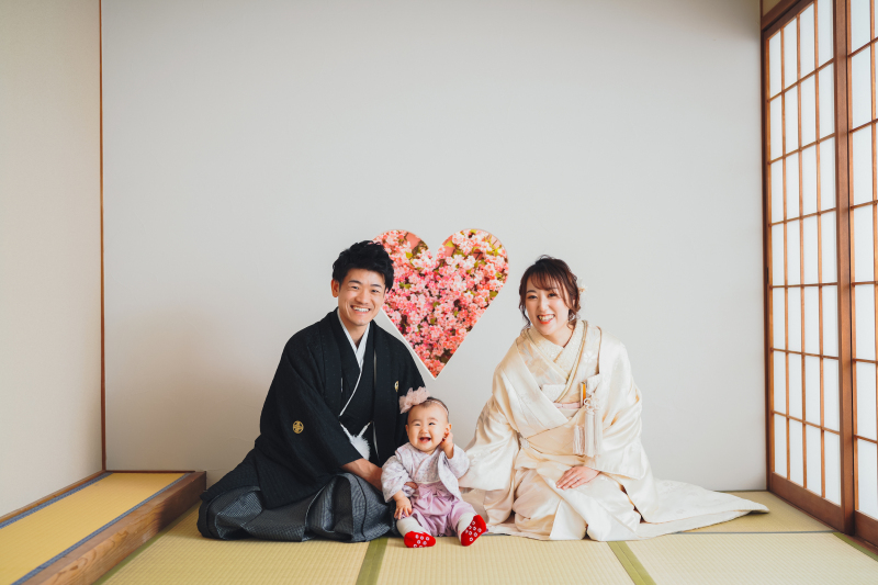 しっかりお座り。