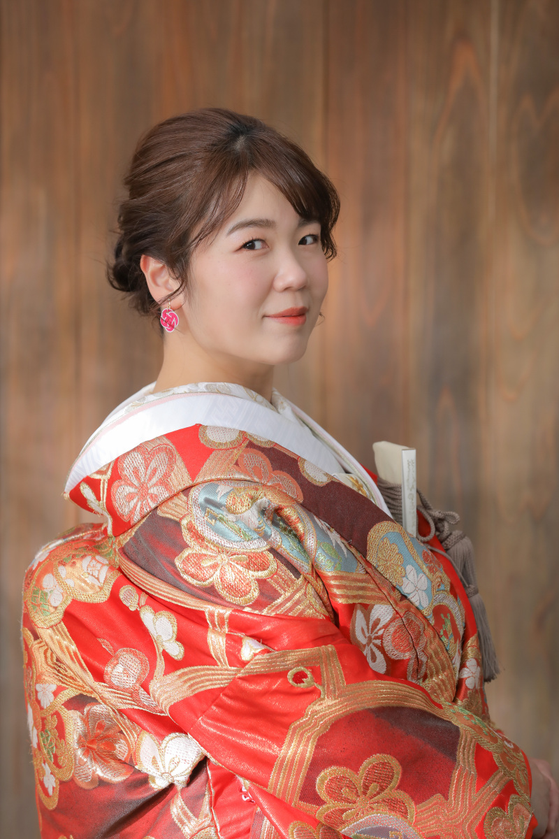 ご新婦様のソロショット。