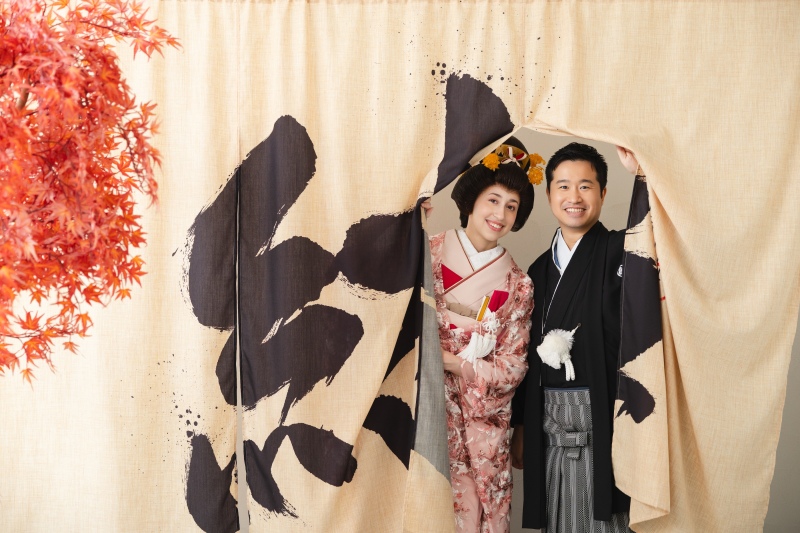 屋内庭園スタジオで楽しく撮影！