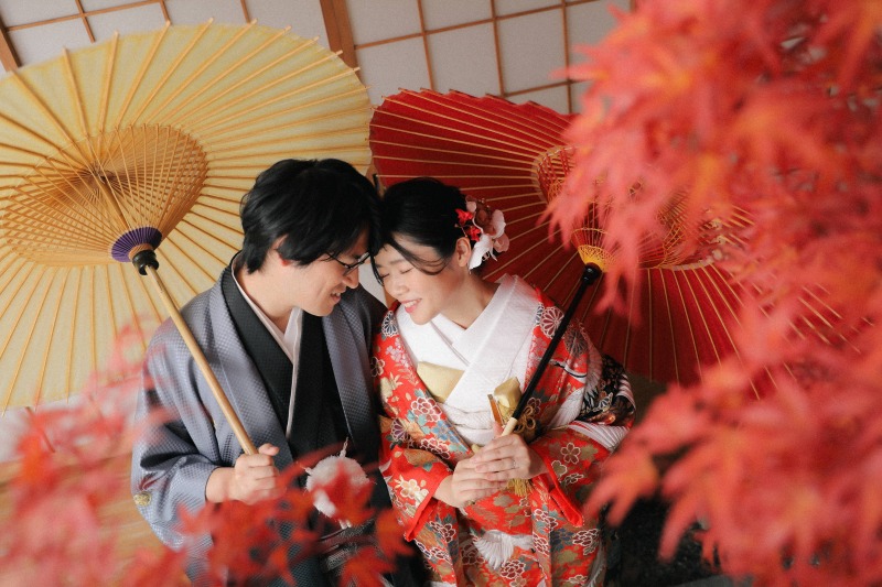 紅葉に包まれて！！