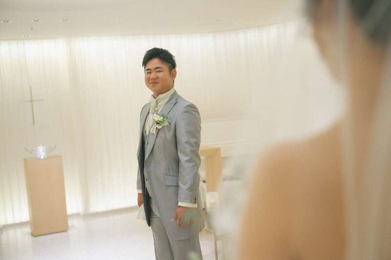 新郎様と合流。