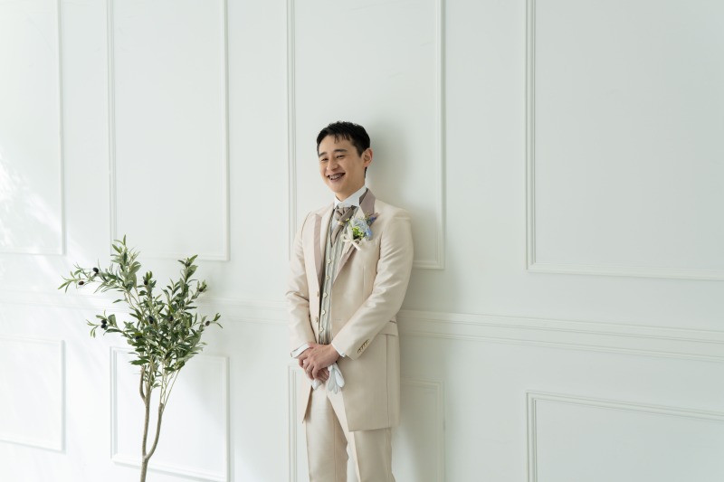 新郎様のソロショット