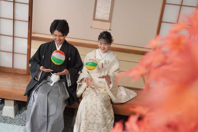 お二人で遊びながら