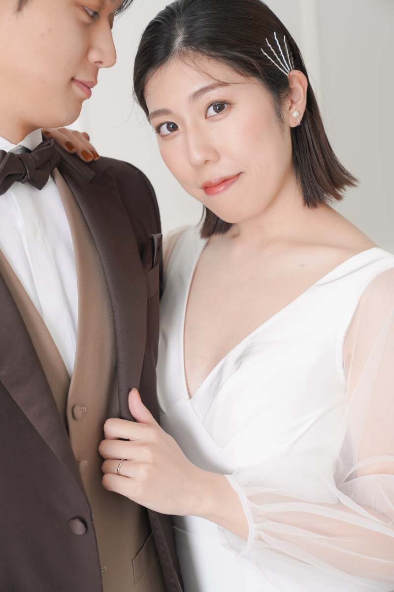 新婦様の寄り添いのお姿が