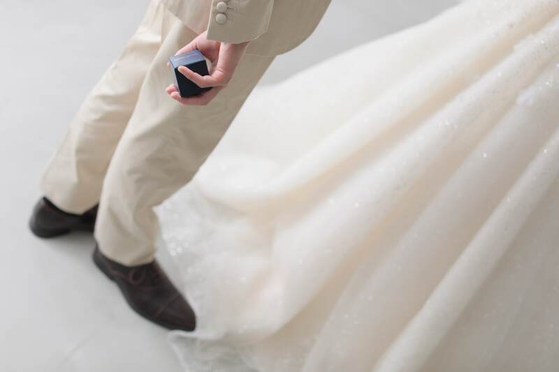 指輪のお渡しシーン