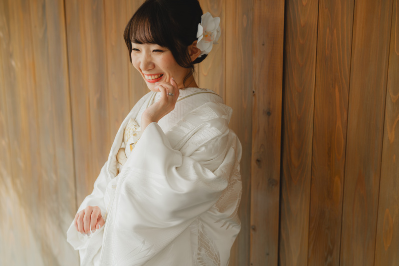 新郎様を待っていて