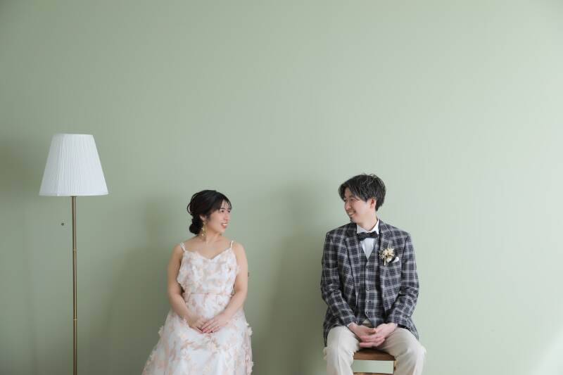 ピスタチオの背景で