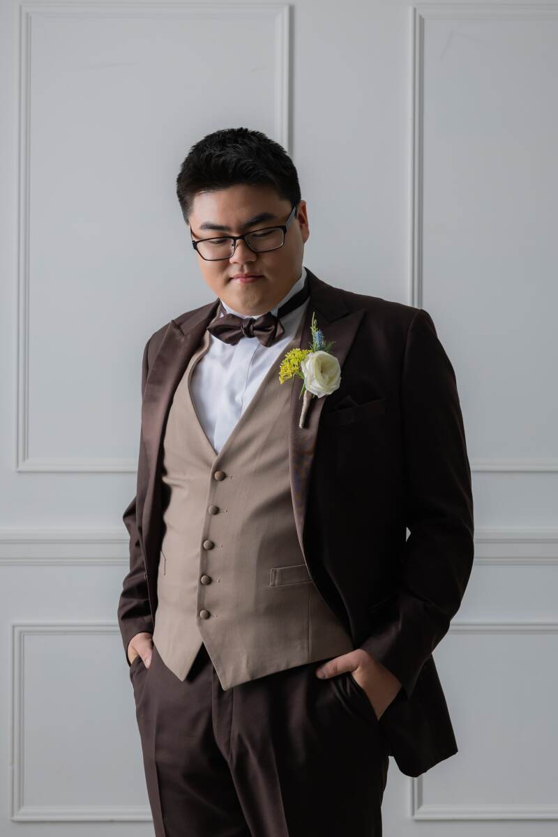 ご新郎様のソロカットも！