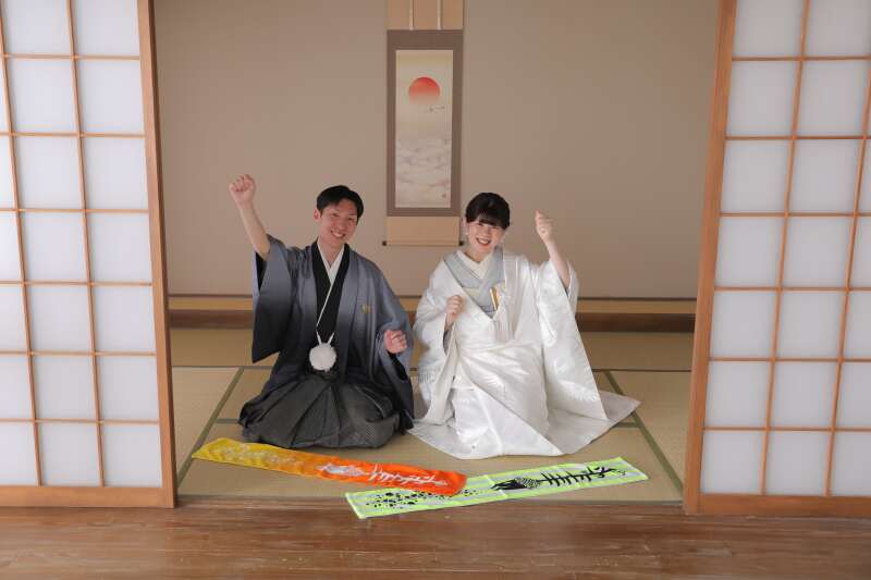 最後はお二人の好きなポーズで