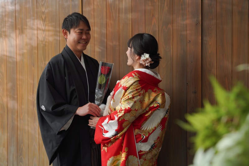 新郎様から新婦様え