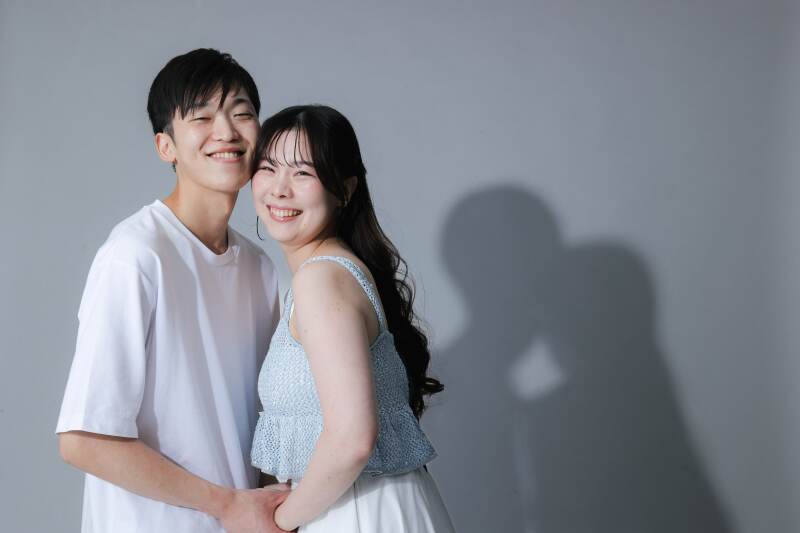 真っ白な背景だからこその一枚も！