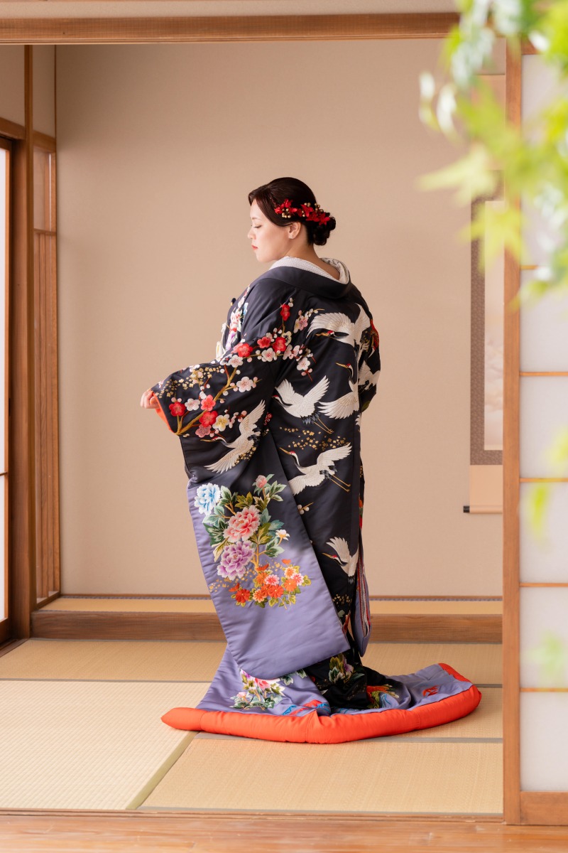 新婦様の後ろ姿も