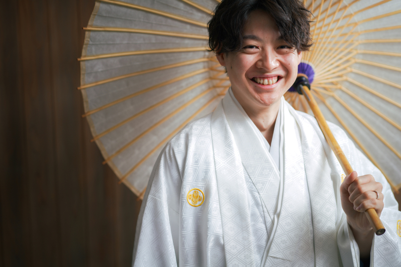 ご新郎様のソロカット