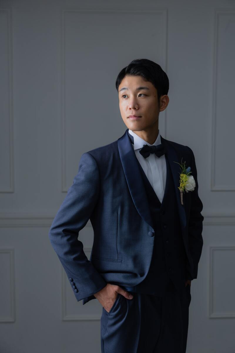 ご新郎様のソロショット