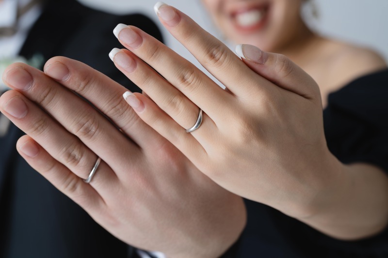 リングが主役のお写真も！