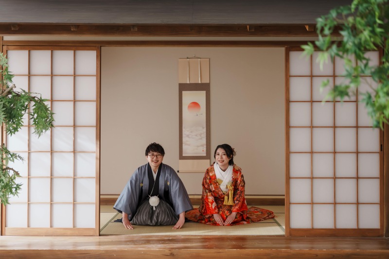 和装ならでは！正座で