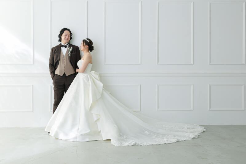 まずはシンプルな背景から撮影開始！