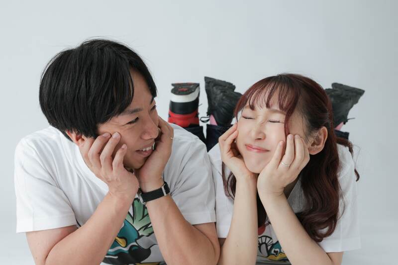 くしゃっとニコッと！