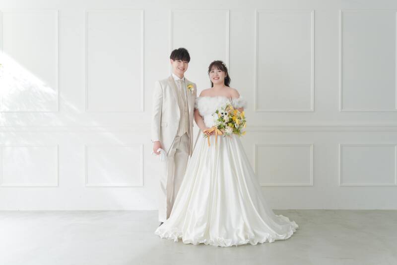 まずは洋装の撮影からスタートです