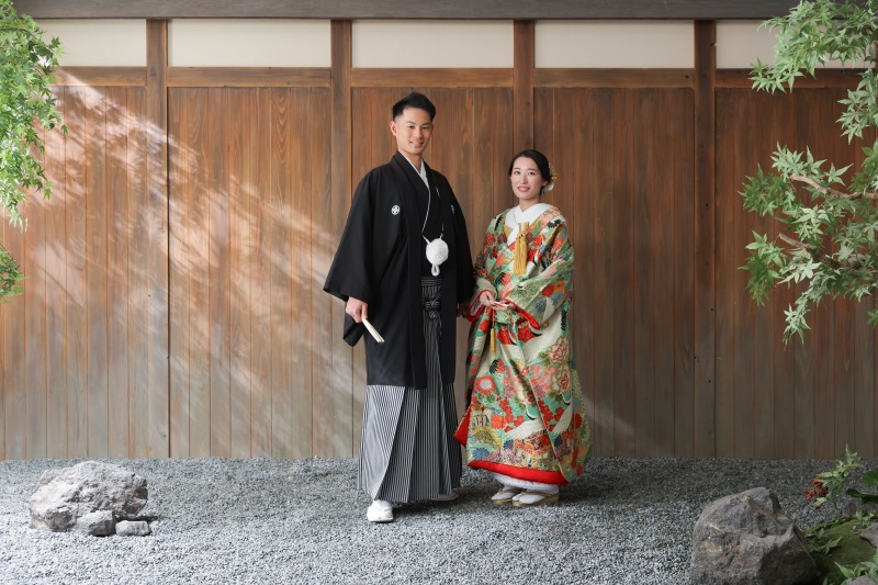 お二人の撮影スタートです。